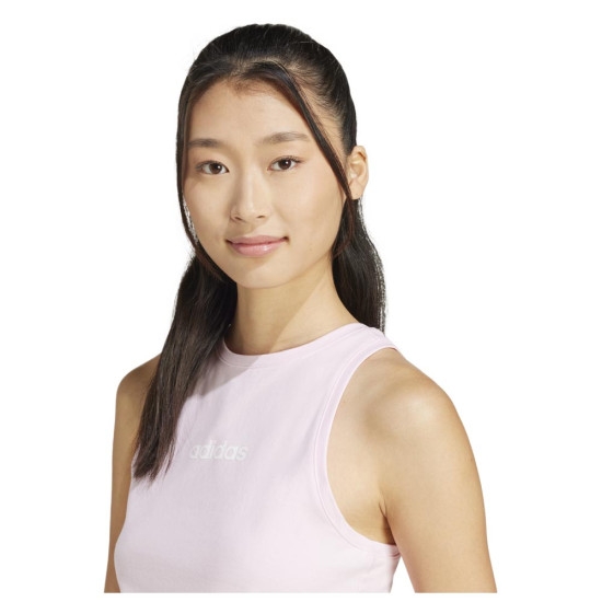 Adidas Γυναικεία αμάνικη μπλούζα Essentials Linear Sigle Jersey Tank Top Adidas Γυναικεία αμάνικη μπλούζα Essentials Linear Sigle Jersey Tank Top